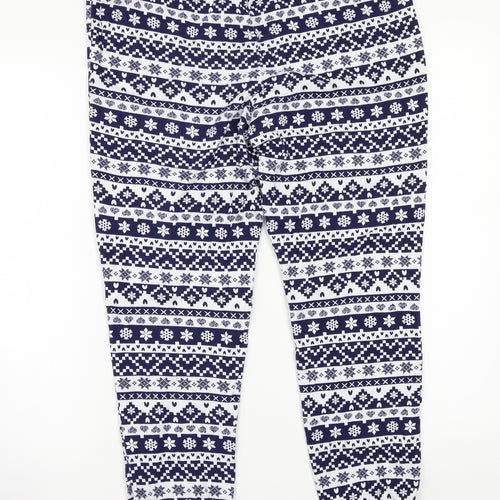 Love to lounge Womens White Geometric   Pyjama Pants Size L