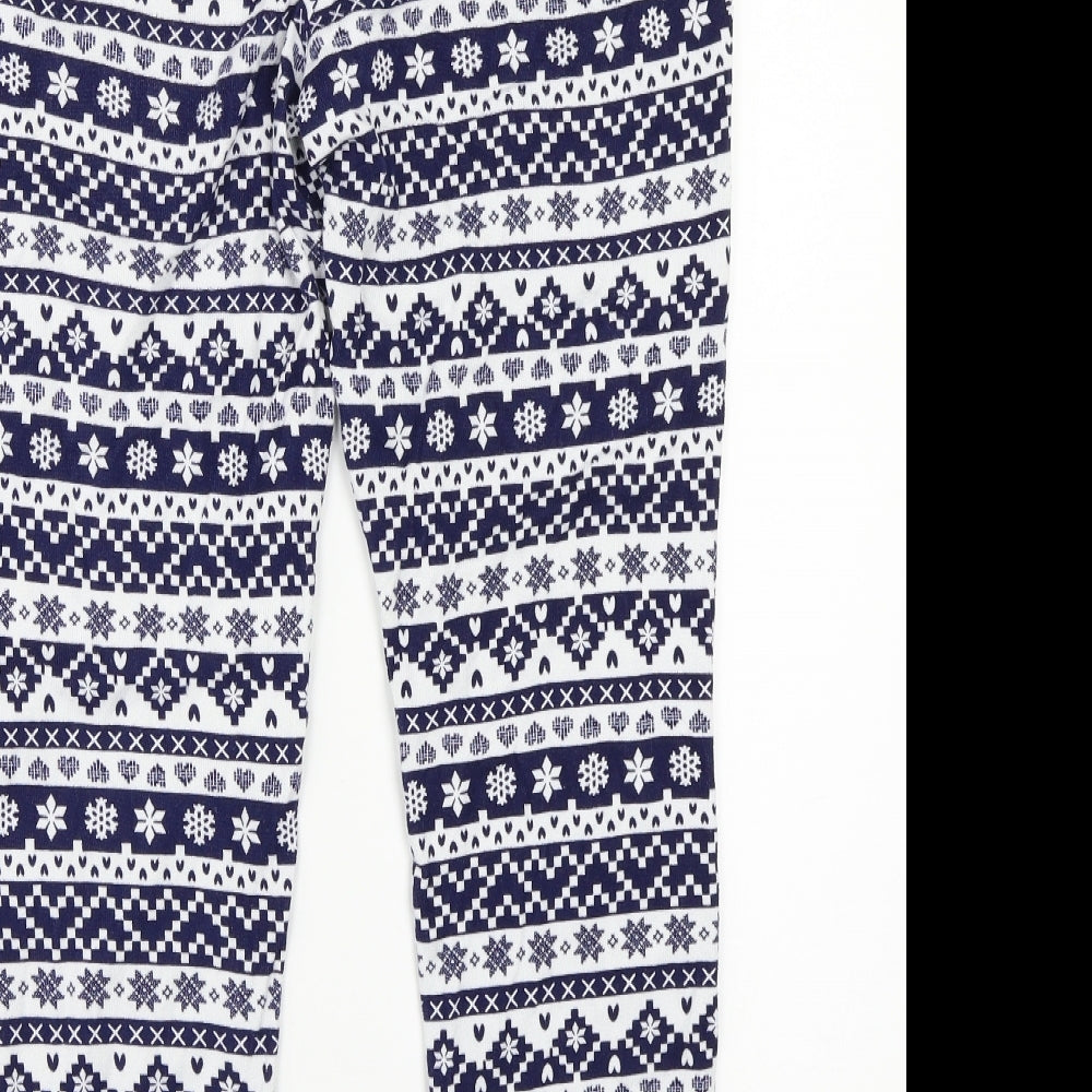 Love to lounge Womens White Geometric   Pyjama Pants Size L