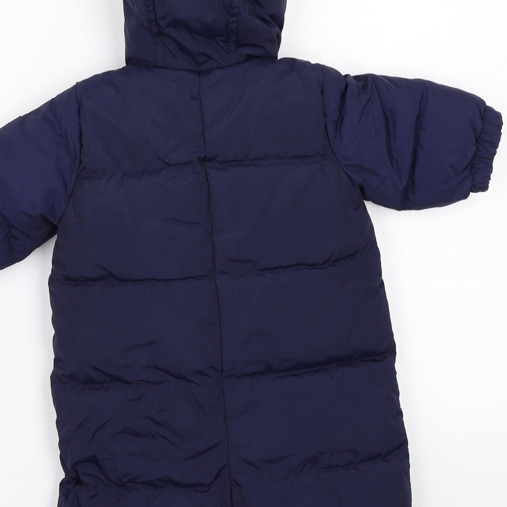 Gap Baby Blue   Babygrow One-Piece Size 0-3 Months  - Mittens and boots included all in one