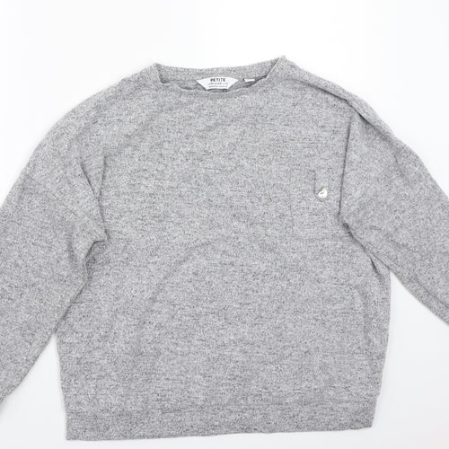 Dorothy Perkins Womens Grey   Pullover Jumper Size 14