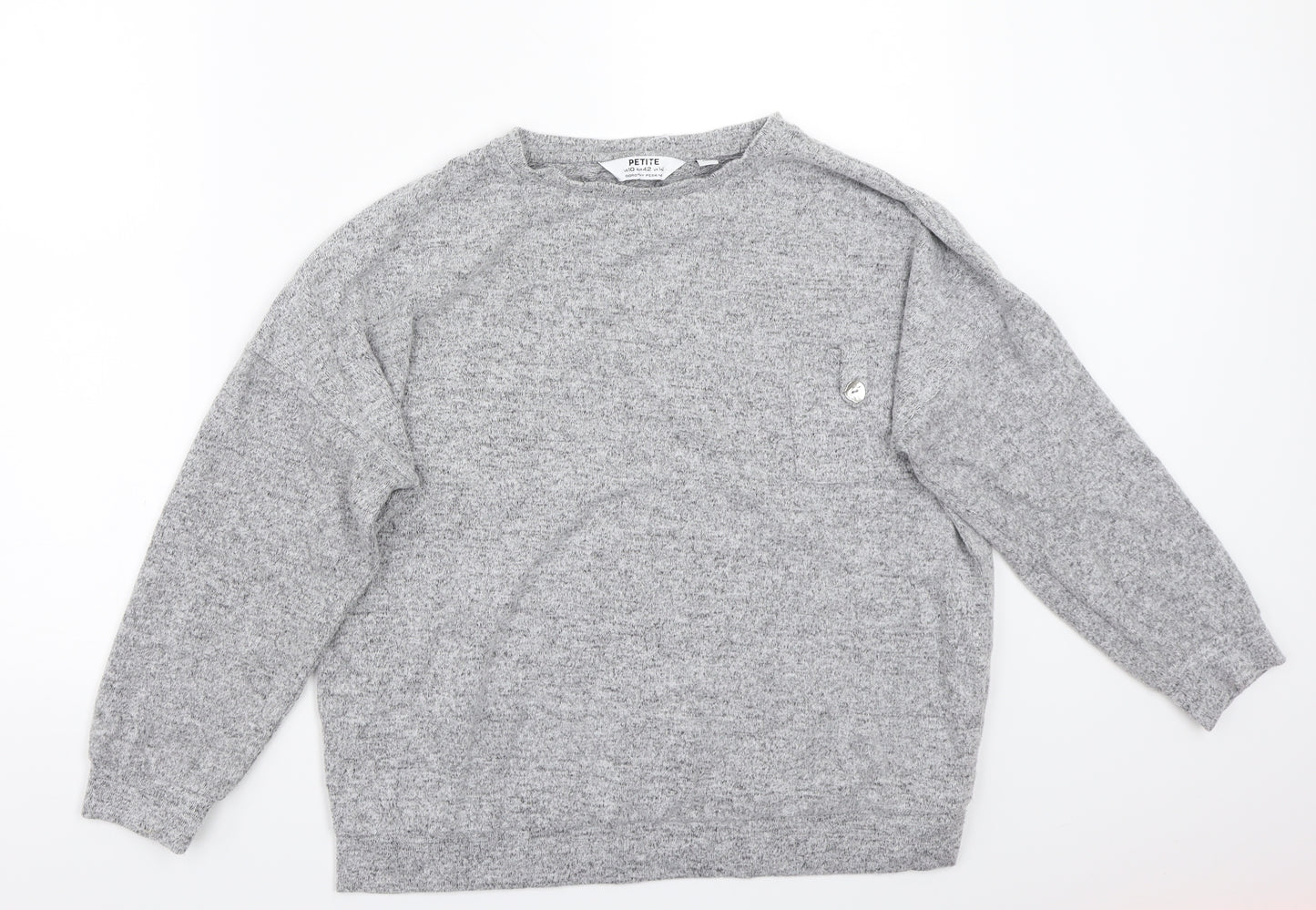 Dorothy Perkins Womens Grey   Pullover Jumper Size 14