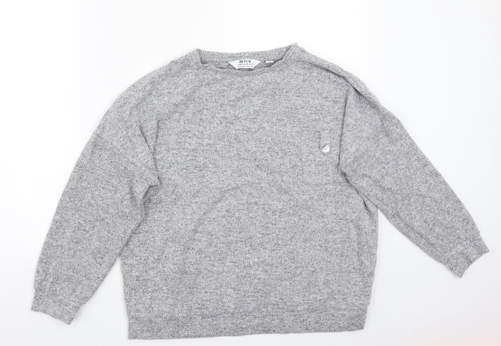 Dorothy Perkins Womens Grey   Pullover Jumper Size 14