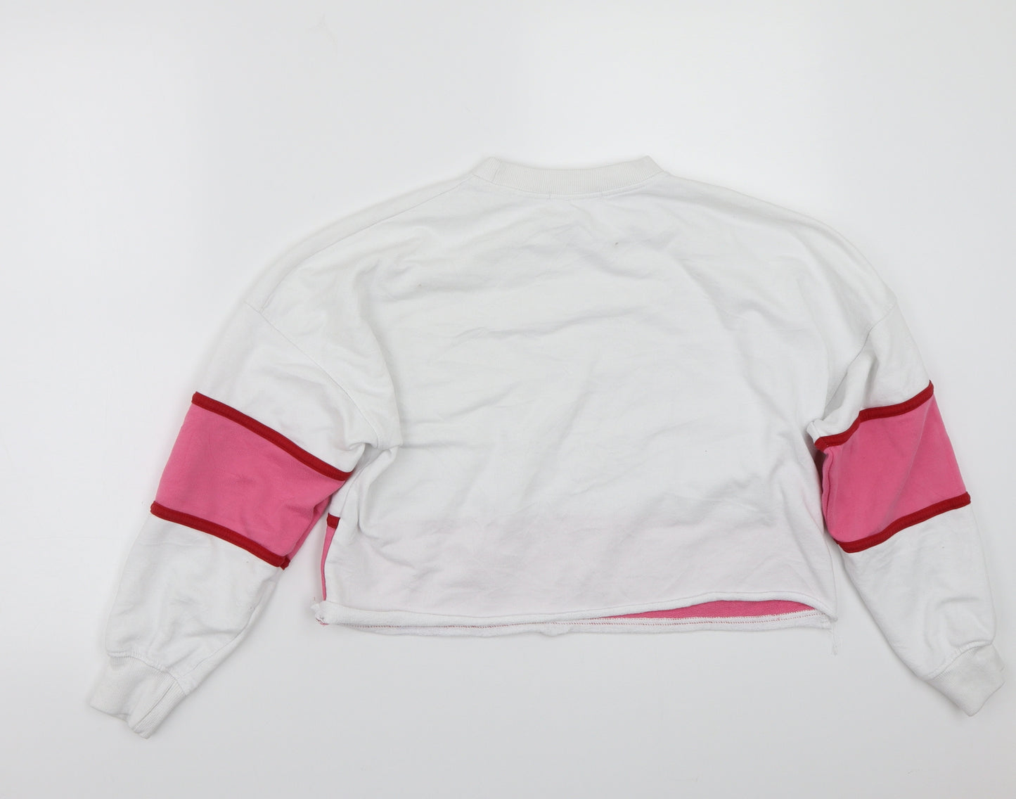 Missguided Womens White   Henley Jumper Size 6