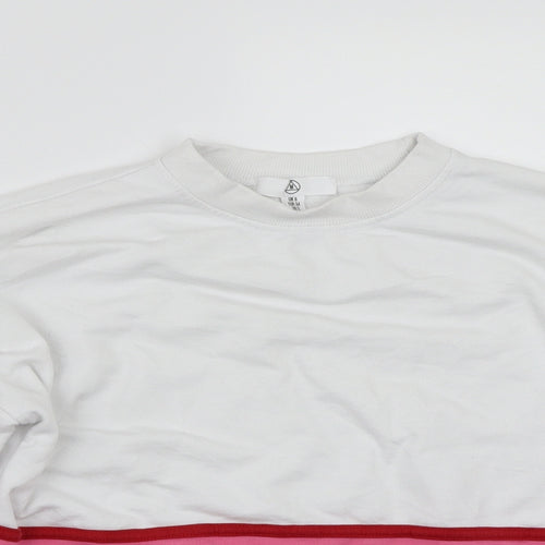 Missguided Womens White   Henley Jumper Size 6