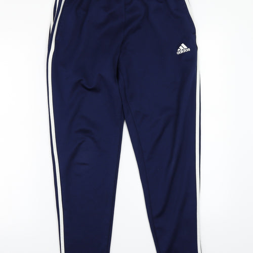 adidas Mens Blue   Sweatpants Trousers Size 38 L27 in