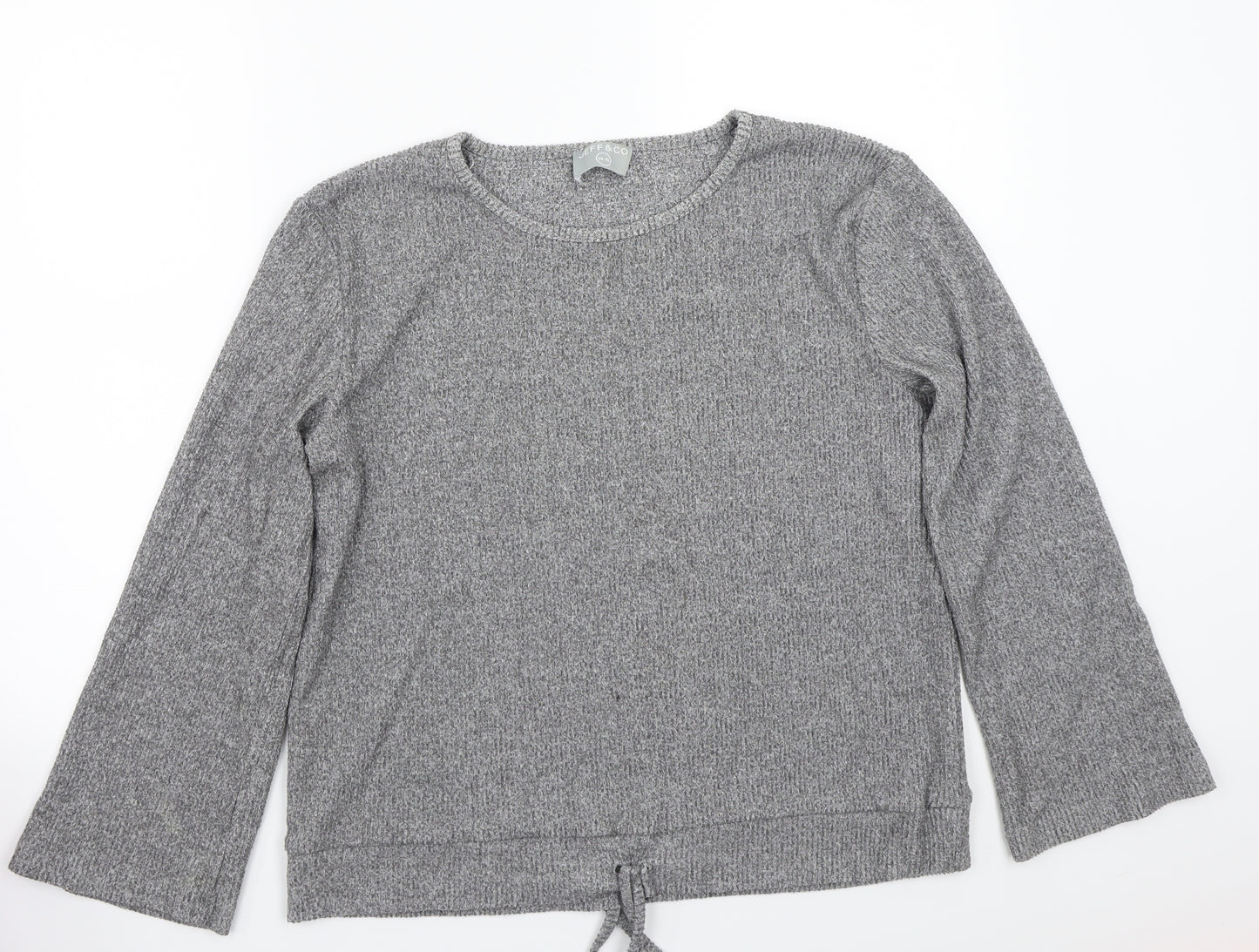 Jeff&co Womens Grey   Pullover Jumper Size 14