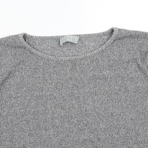 Jeff&co Womens Grey   Pullover Jumper Size 14