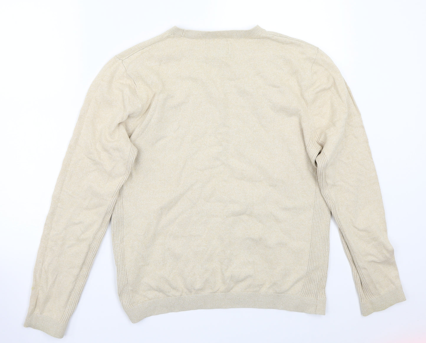Topman Mens Beige   Pullover Jumper Size L