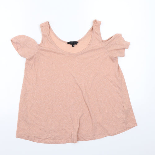 Newlook Womens Pink   Basic T-Shirt Size 8
