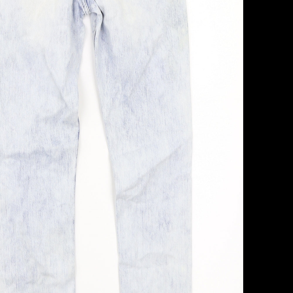Denim & Co. Womens Blue   Skinny Jeans Size 8 L28 in