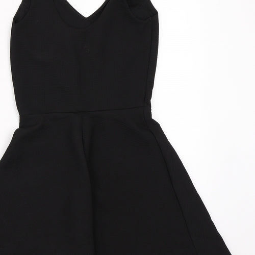 Topshop Womens Black   A-Line  Size 8