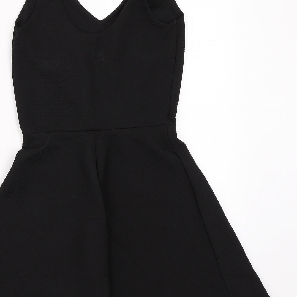 Topshop Womens Black   A-Line  Size 8