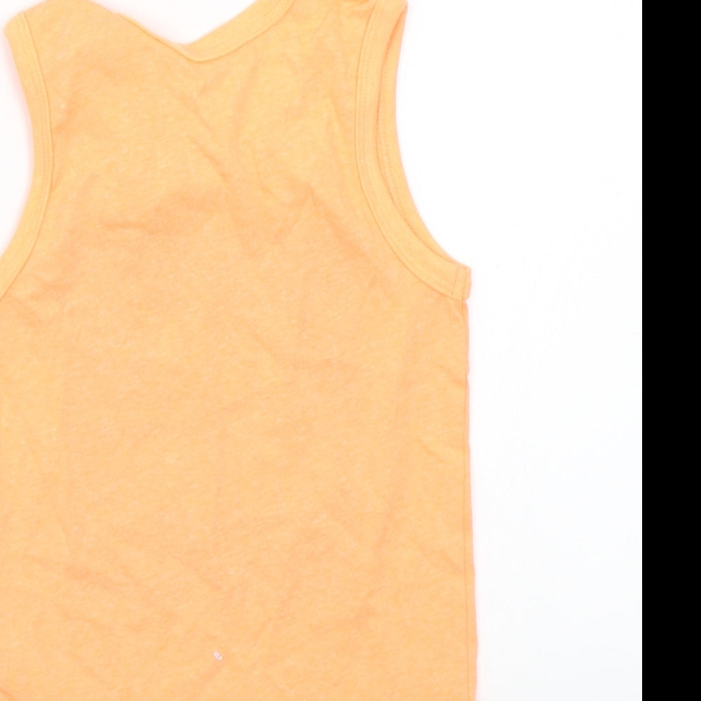 Primark Boys Orange   Basic T-Shirt Size 3-4 Years