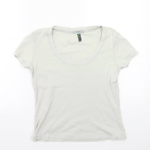 Marks and Spencer Womens Grey   Basic T-Shirt Size 12
