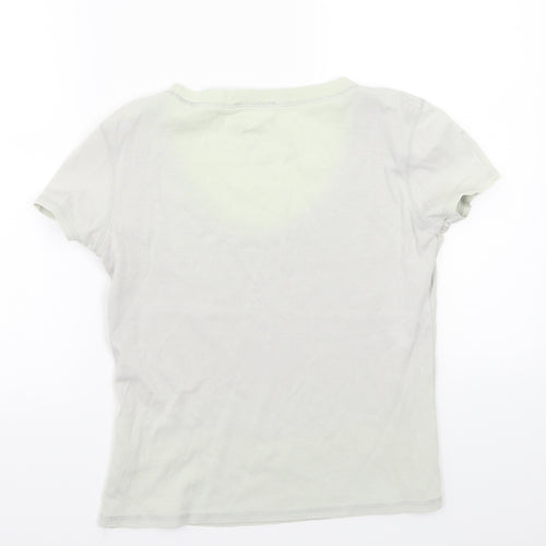 Marks and Spencer Womens Grey   Basic T-Shirt Size 12