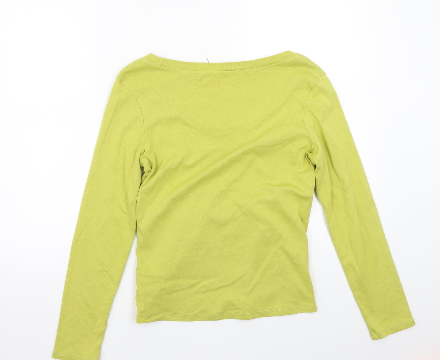 Marks and Spencer Womens Green Floral  Basic T-Shirt Size 12