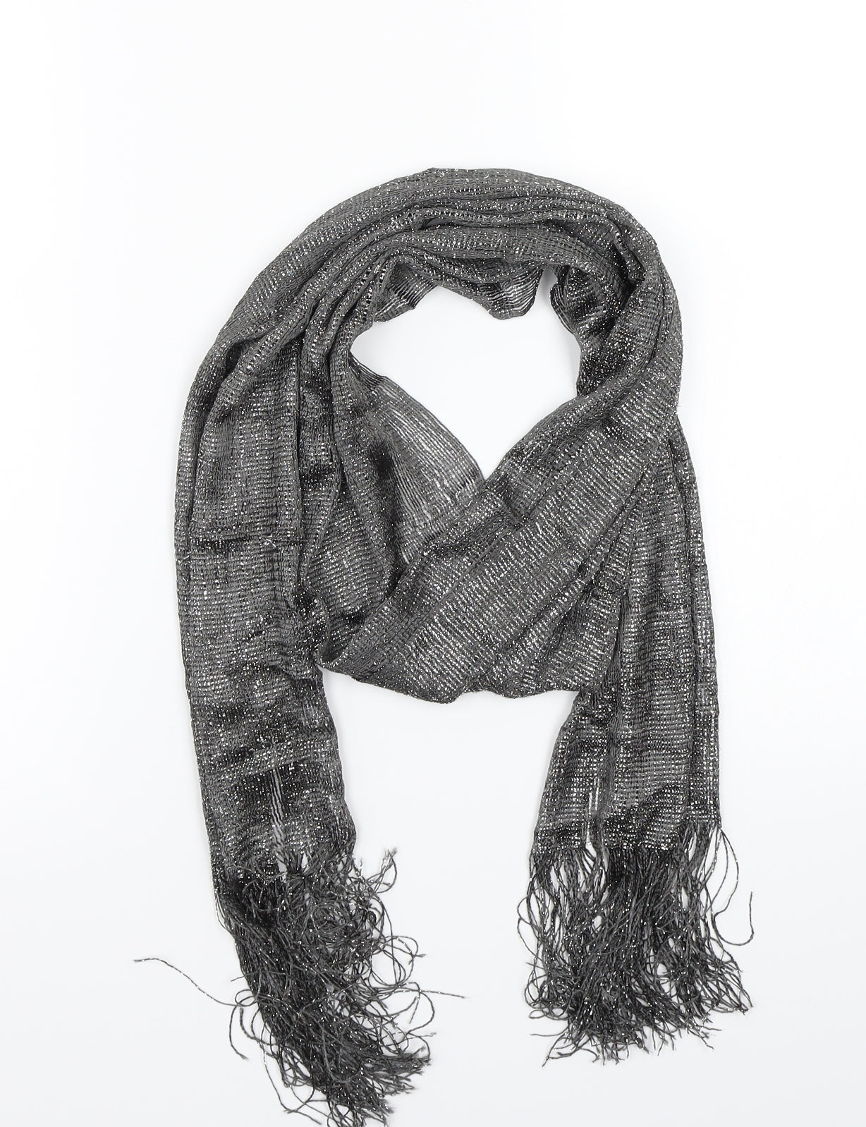 Preworn Womens Grey    Scarf