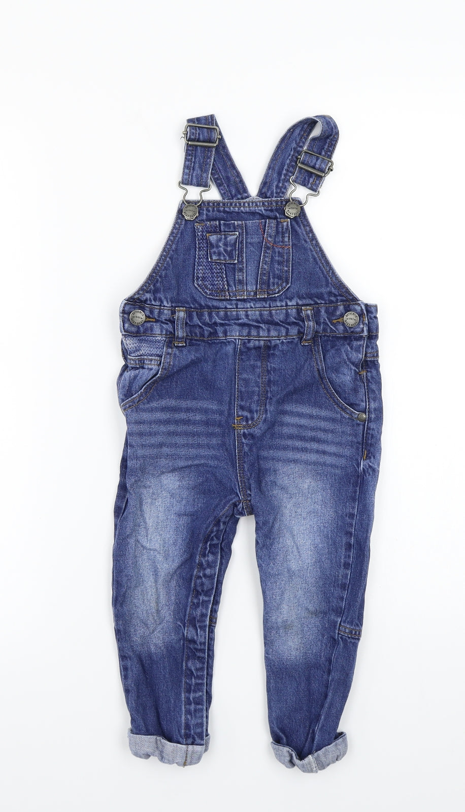 NEXT Boys Blue   Dungaree One-Piece Size 12-18 Months