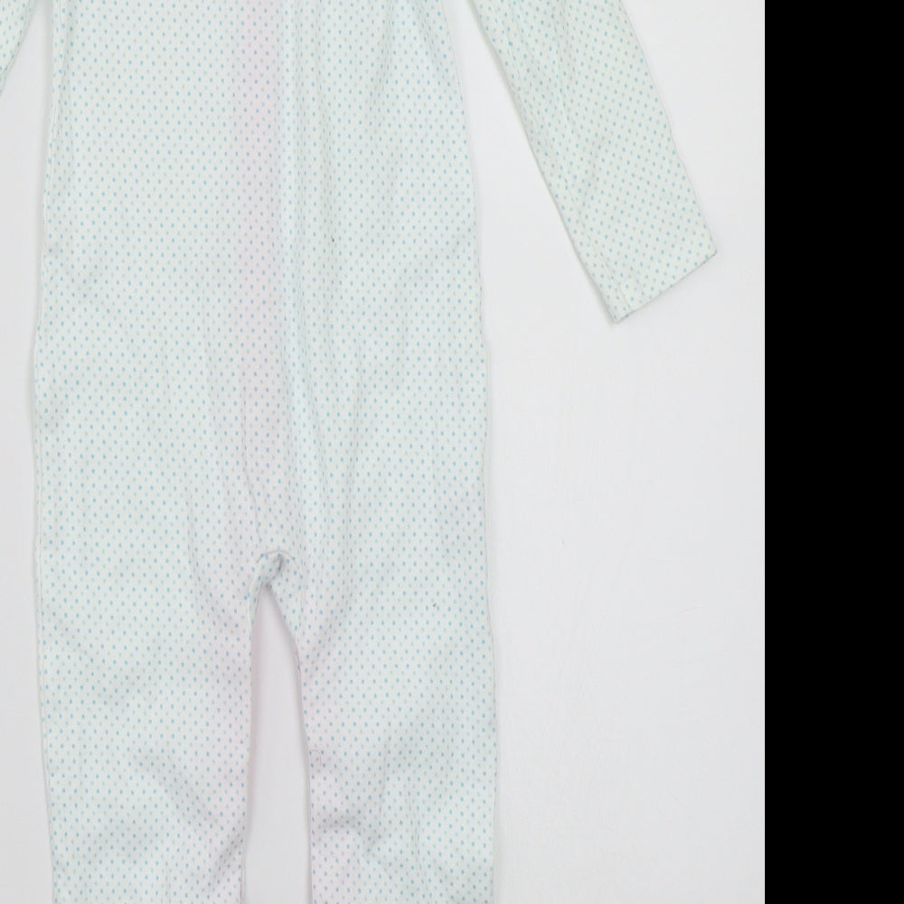 TU Baby White Polka Dot  Babygrow One-Piece Size 18-24 Months