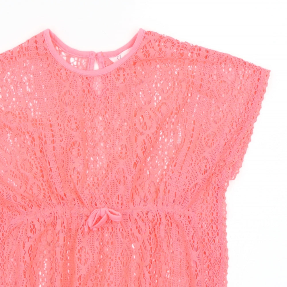 Primark Girls Pink   Basic T-Shirt Size 5-6 Years