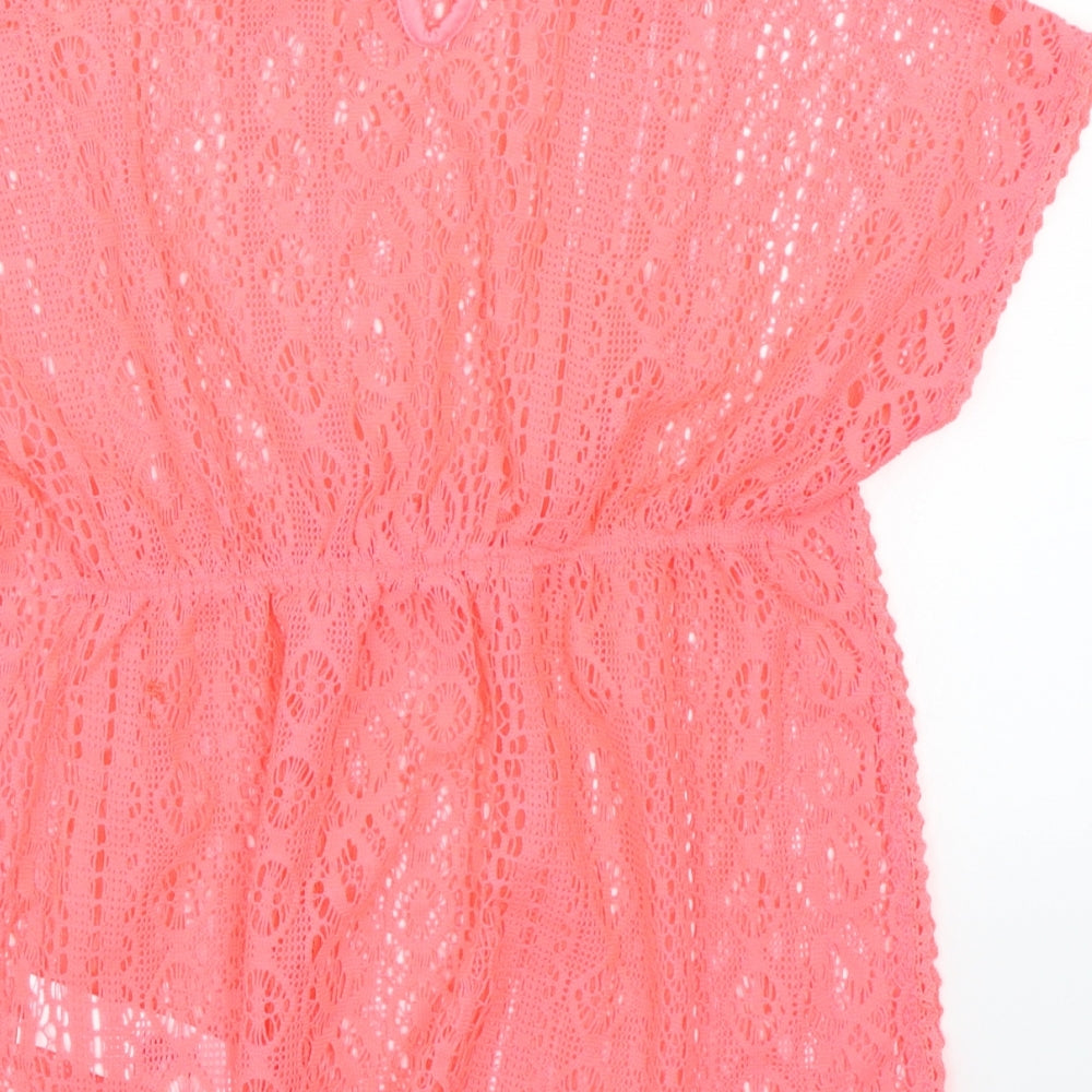 Primark Girls Pink   Basic T-Shirt Size 5-6 Years