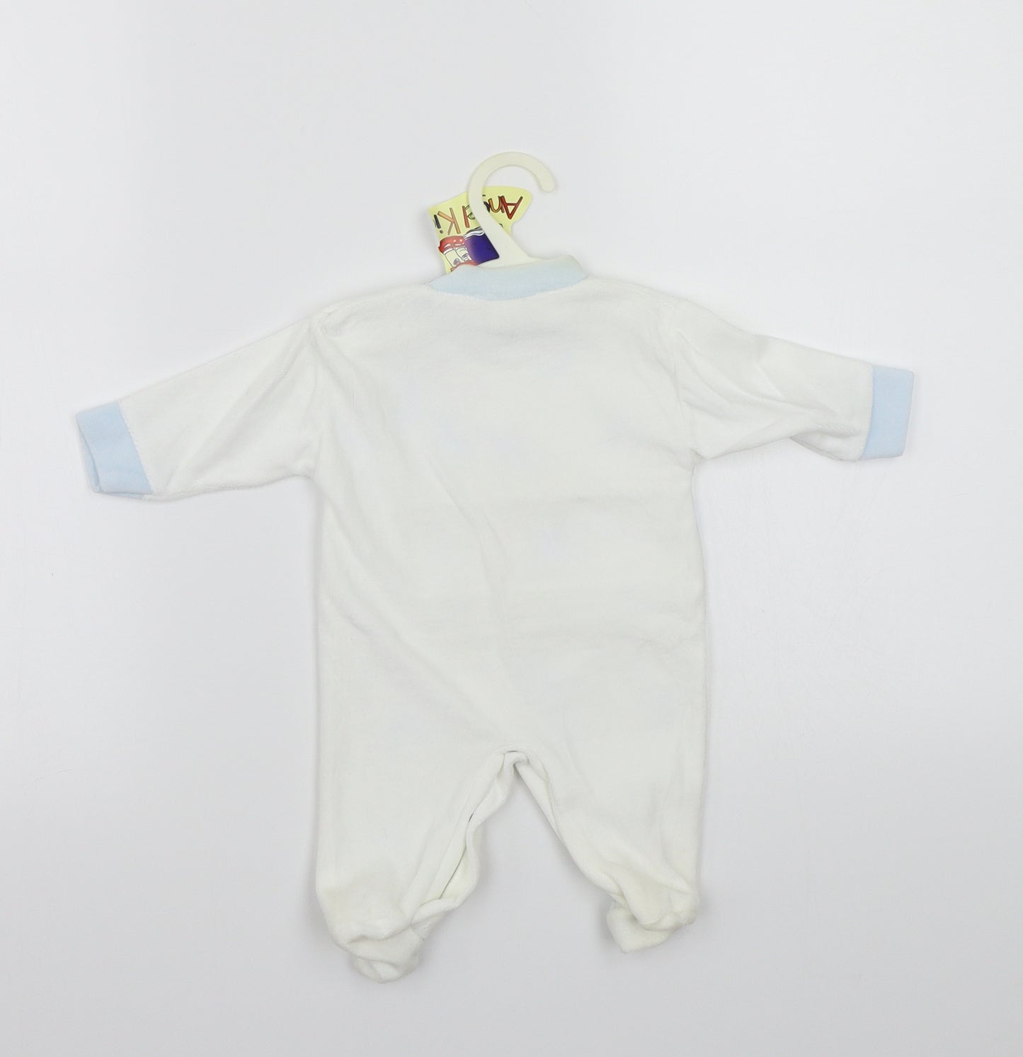Angel Kids Girls White   Babygrow One-Piece Size 6-9 Months