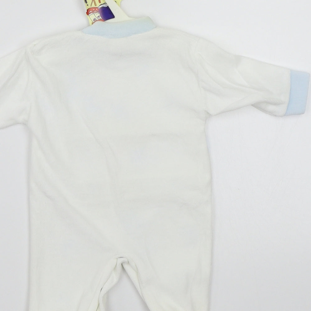 Angel Kids Girls White   Babygrow One-Piece Size 6-9 Months