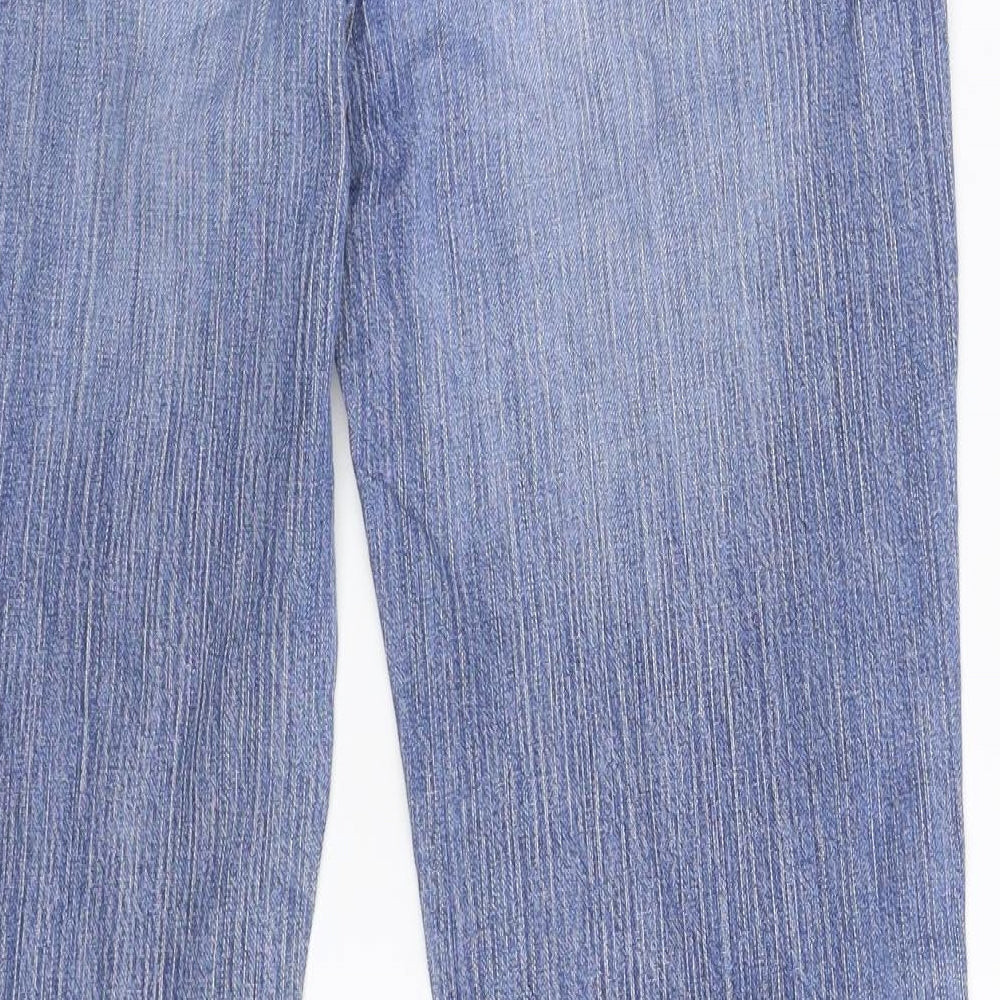 NEXT Womens Blue  Denim Bootcut Jeans Size 8 L30 in