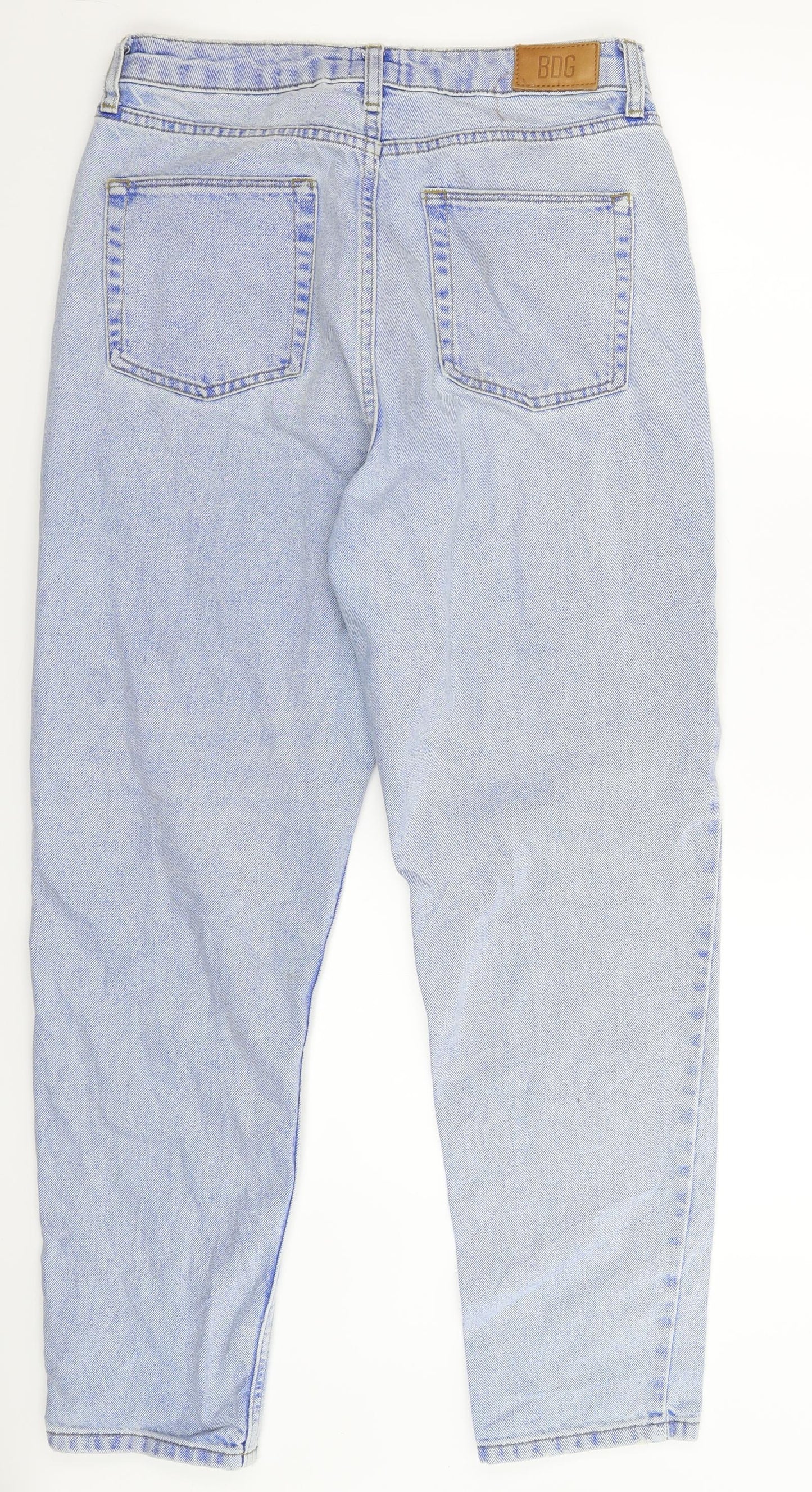 BDG Mens Blue  Denim Straight Jeans Size 30 L29 in