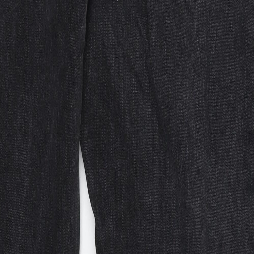 NEXT Mens Black  Denim Straight Jeans Size 32 L30 in