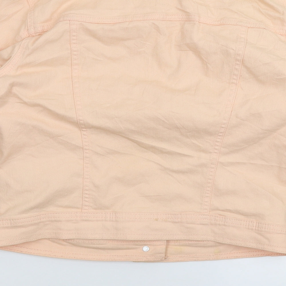 s.Oliver Womens Beige  Denim Jacket  Size M