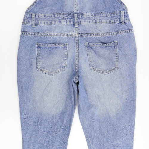 Cotton On Womens Blue  Denim Dungaree One-Piece Size 14 L31 in