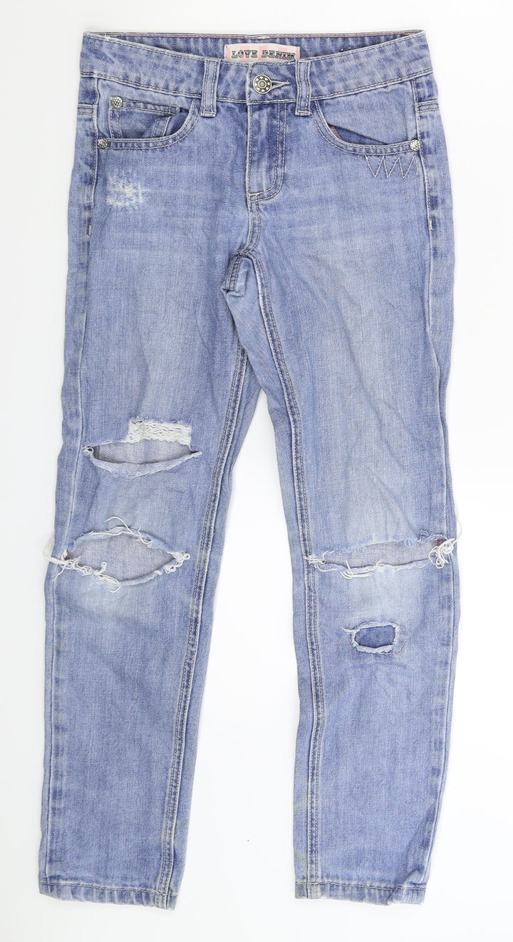 Preworn Womens Blue Denim Skinny Jeans Size 24 in L25 in