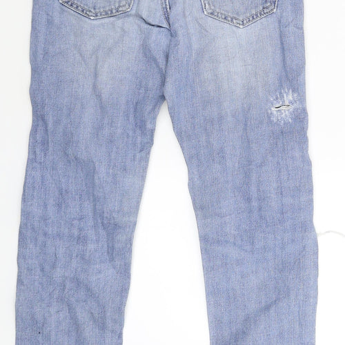 Preworn Womens Blue  Denim Skinny Jeans Size 24 in L25 in