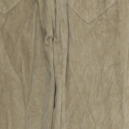 TU Mens Beige  Corduroy Trousers  Size 34 L30 in