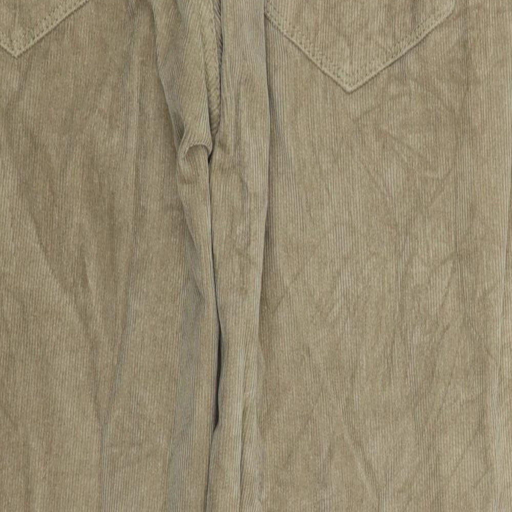 TU Mens Beige  Corduroy Trousers  Size 34 L30 in