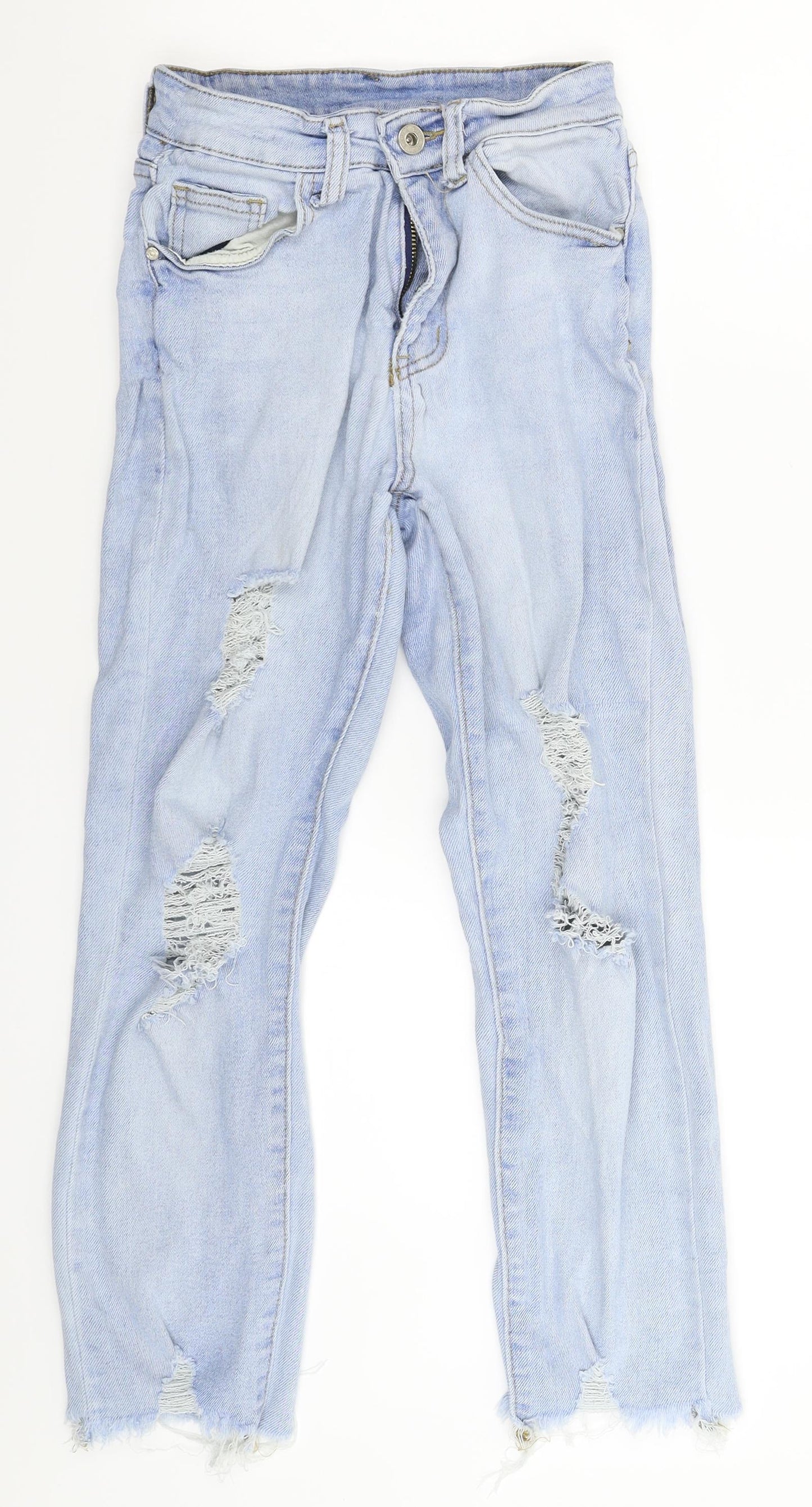 Girl Vivi Womens Blue  Denim Skinny Jeans Size 26 in L25 in