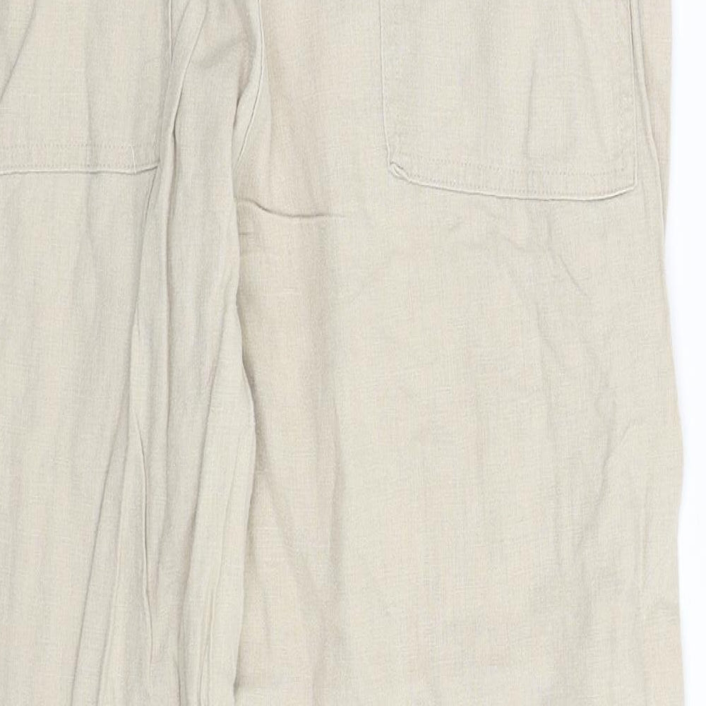 Monsoon Womens Beige   Trousers  Size 16 L28 in