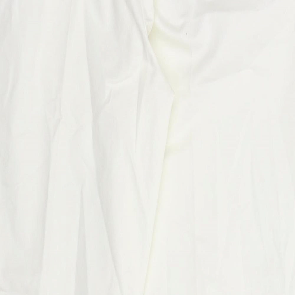 Green Lamb Womens White   Trousers  Size 16 L30 in