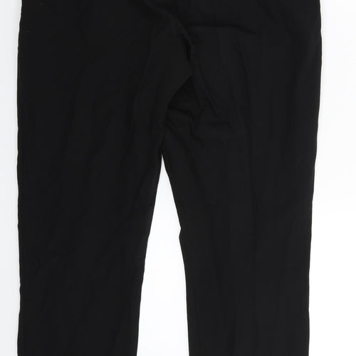 Topshop Womens Black   Dress Pants Trousers Size 12 L29 in