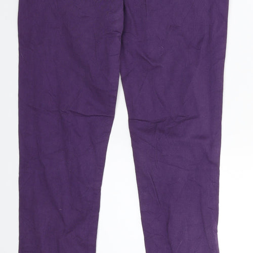 SoulCal&Co Womens Purple  Denim Skinny Jeans Size 10 L30 in