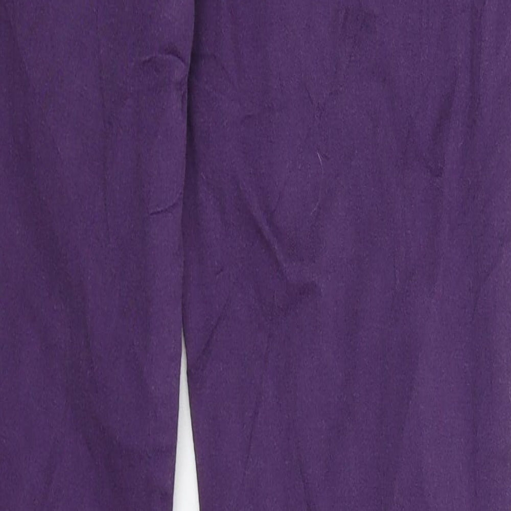 SoulCal&Co Womens Purple  Denim Skinny Jeans Size 10 L30 in