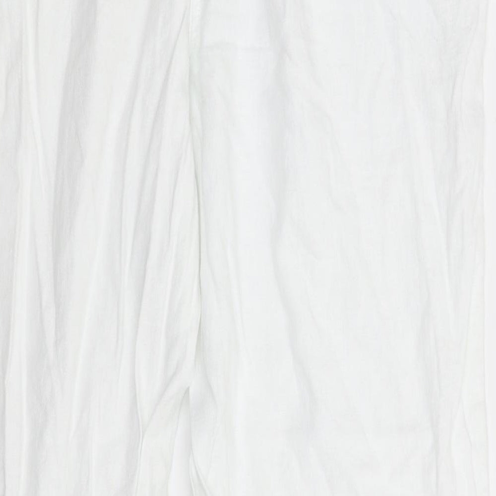 George Womens White   Trousers  Size 16 L29 in