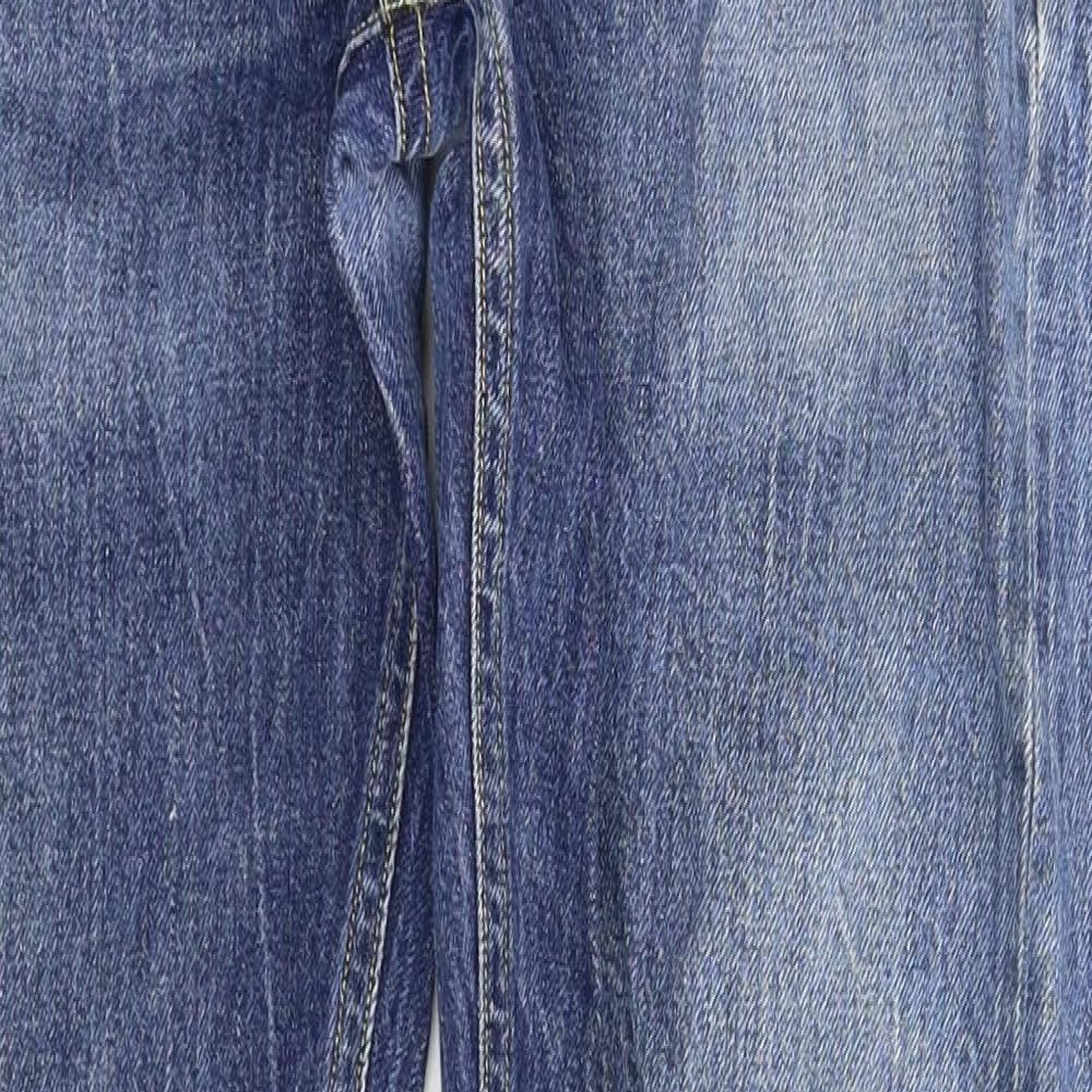Lee Mens Blue  Denim Straight Jeans Size 32 L32 in