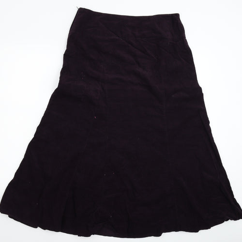 Cherokee Womens Brown  Corduroy Maxi Skirt Size 12