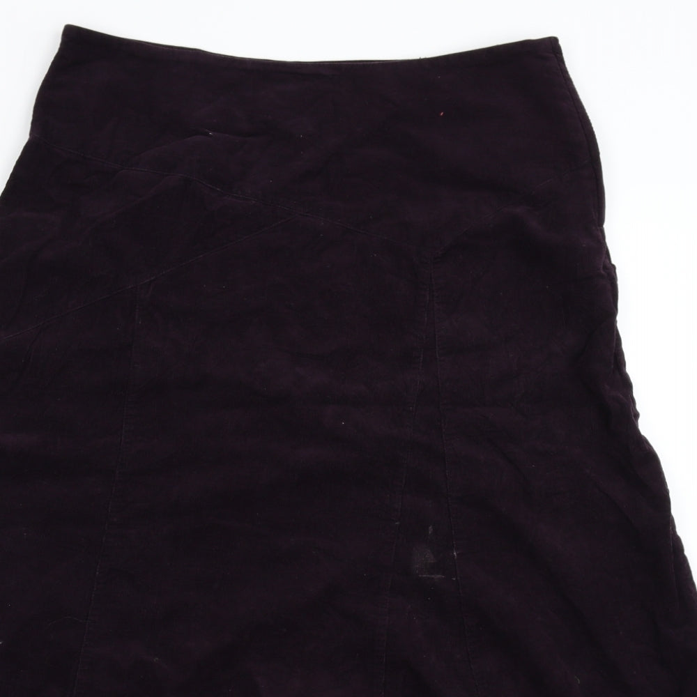 Cherokee Womens Brown  Corduroy Maxi Skirt Size 12
