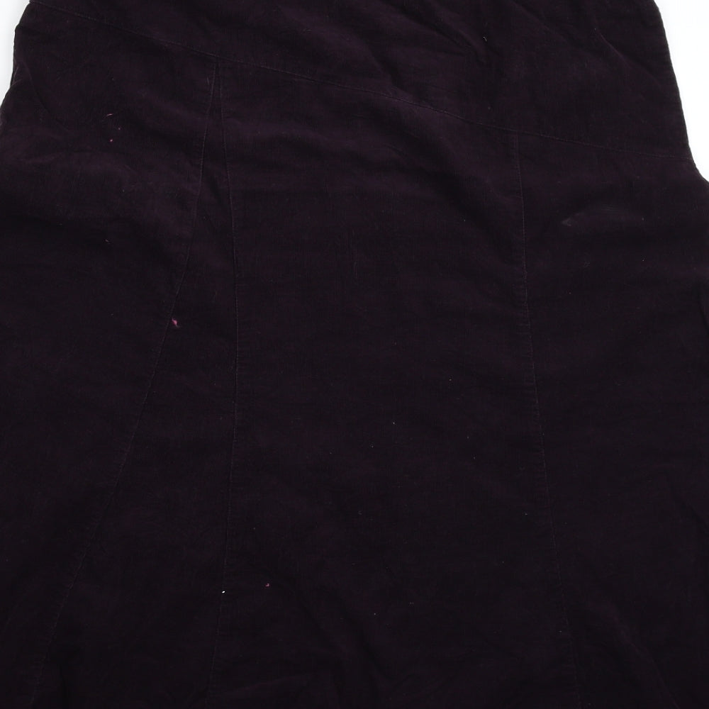 Cherokee Womens Brown  Corduroy Maxi Skirt Size 12