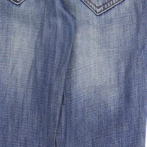 RE Womens Blue  Denim Boyfriend Jeans Size 32 in L28 in