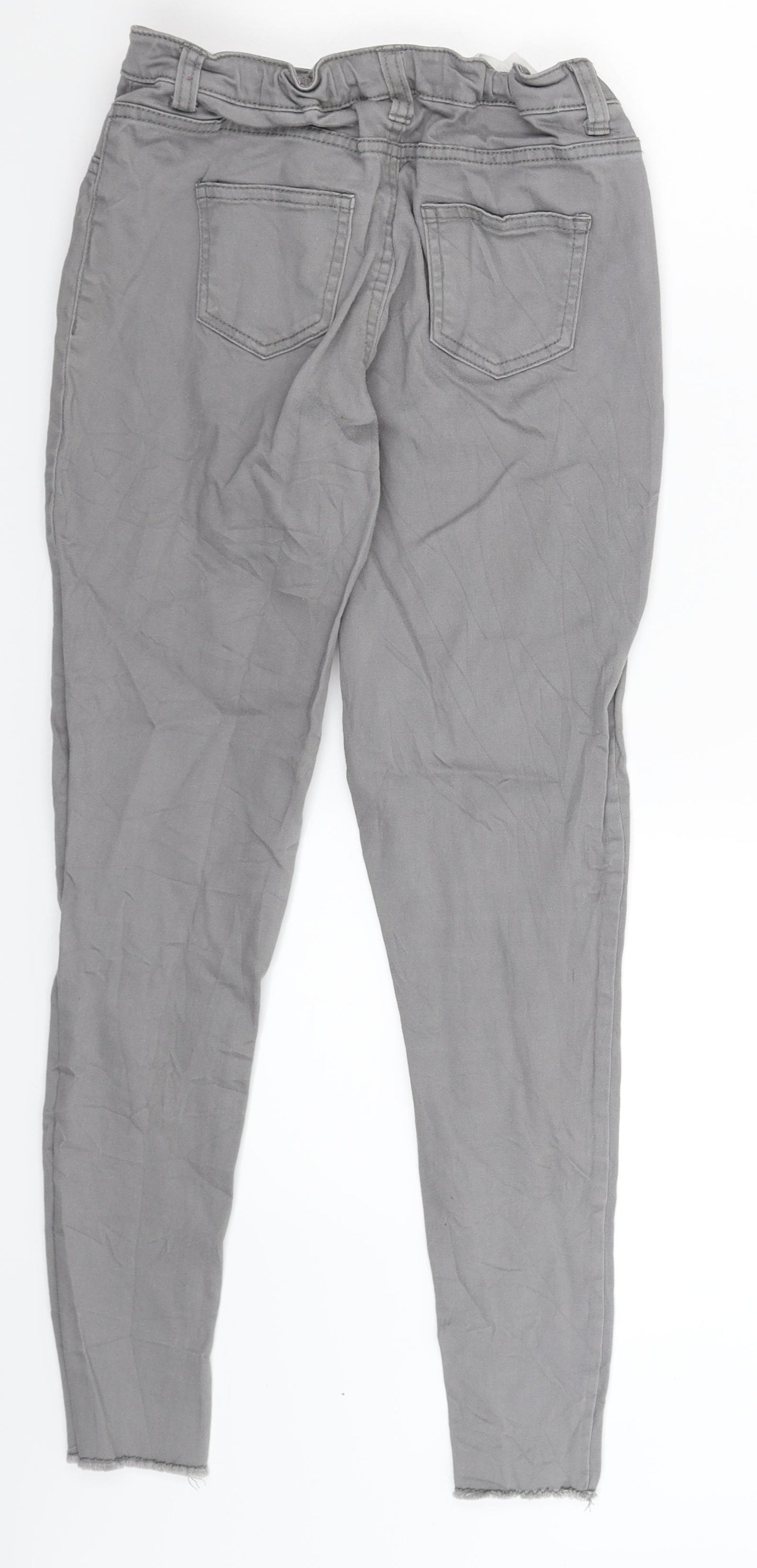 Denim & Co. Girls Grey  Denim Skinny Jeans Size 12-13 Years