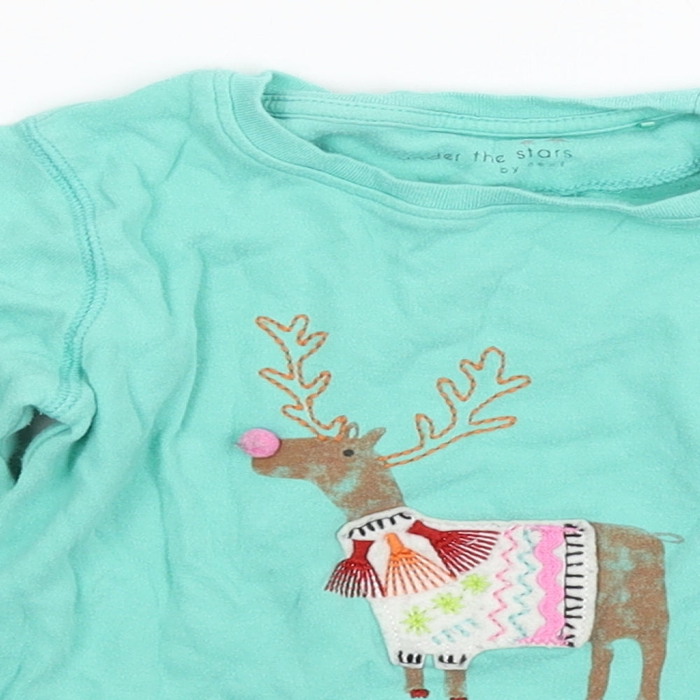 NEXT Boys Green   Pullover Sweatshirt Size 5 Years